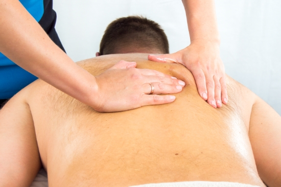 small image of hand back massage